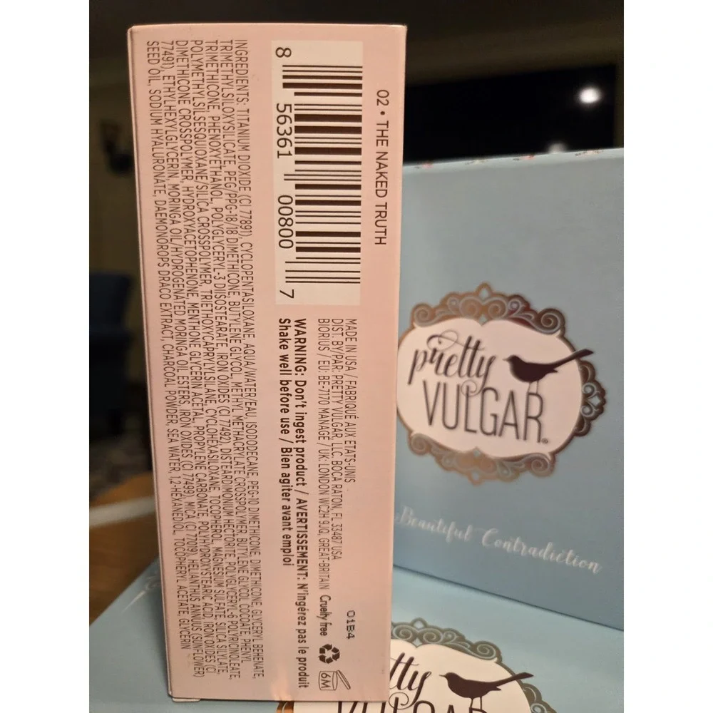 PRETTY VULGAR Cool AF Lava Water Foundation 02 The Naked Truth 1.18oz / 35mL